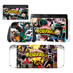 My Hero Academia Nintendo Switch OLED Skin Sticker Decal Design 6