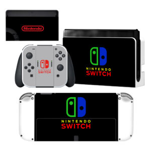 Grey And Black Skin Sticker For Nintendo Switch OLED