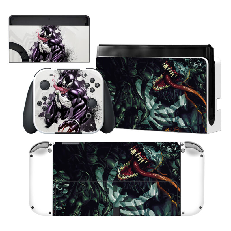 Venom Skin Sticker For Nintendo Switch OLED Design 1