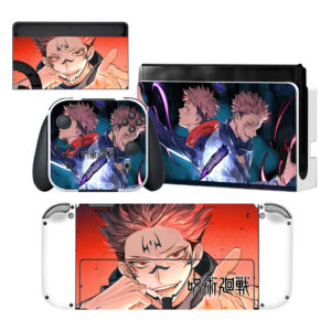 Jujutsu Kaisen Skin Sticker For Nintendo Switch OLED Design 1