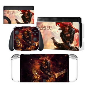 Katarina Nintendo Switch OLED Skin Sticker Decal