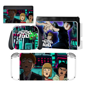 Mob Psycho Skin Sticker For Nintendo Switch OLED