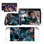 Demon Slayer Tanjiro Nintendo Switch OLED Skin Sticker Decal