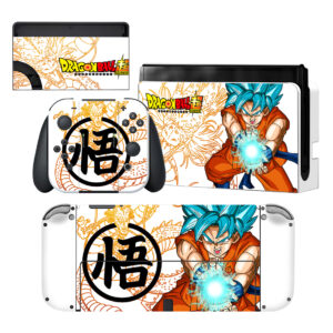 Goku Dragon Ball Super Nintendo Switch OLED Skin Sticker Decal