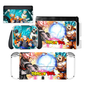 Goku Dragon Ball Super Nintendo Switch OLED Skin Sticker Decal Design 1