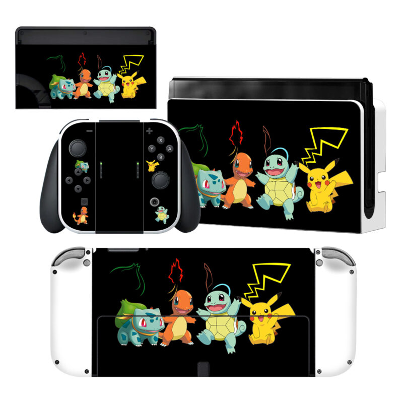 Pokemon Characters Nintendo Switch OLED Skin Sticker Decal