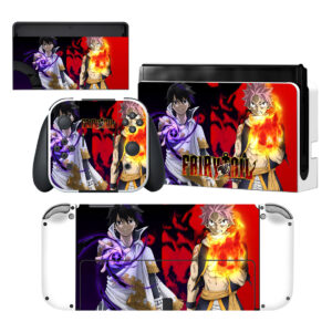 Fairy Tail Skin Sticker For Nintendo Switch OLED Design 1