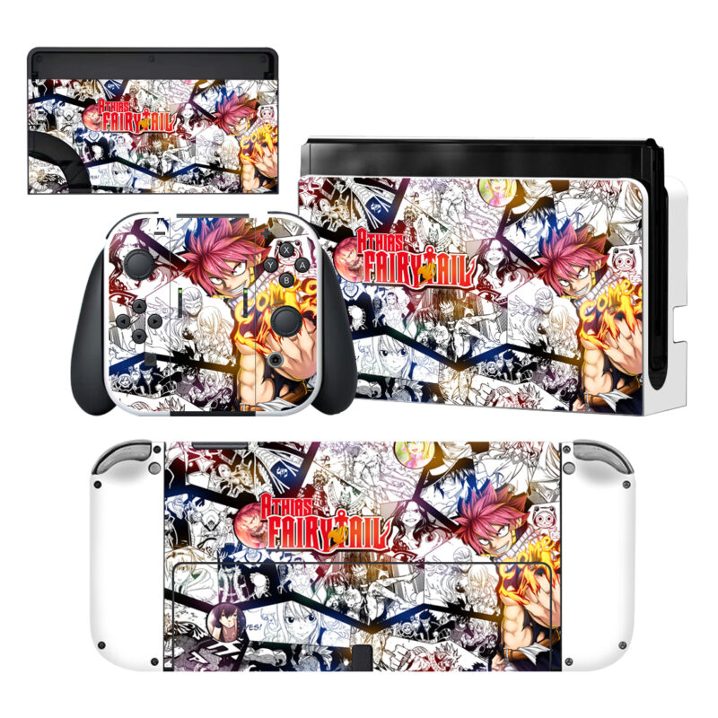 Fairy Tail Skin Sticker For Nintendo Switch OLED Design 4