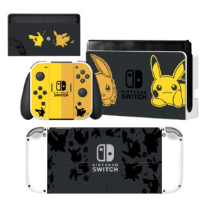 Pokemon Pikachu Nintendo Switch OLED Skin Sticker Decal Design 1