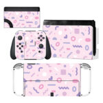Multi Shapes Pattern Nintendo Switch OLED Skin Sticker Decal