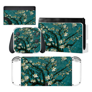 Blossoming Almond Tree Nintendo Switch OLED Skin Sticker Decal