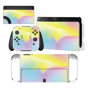 Colorful Nintendo Switch OLED Skin Sticker Decal Design 1