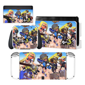 Splatoon III Nintendo Switch OLED Skin Sticker Decal