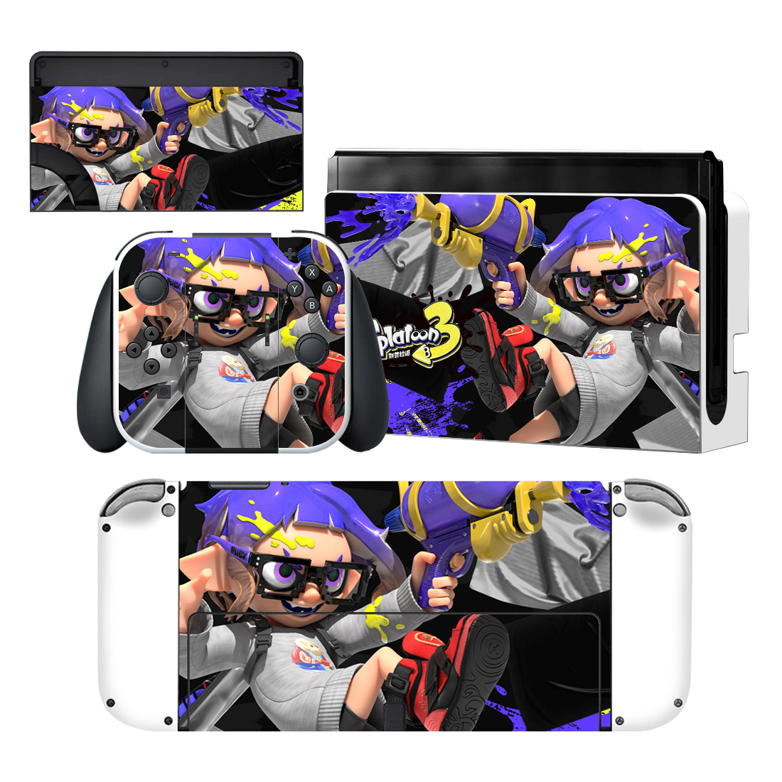 Veronika Splatoon III Skin Sticker For Nintendo Switch OLED