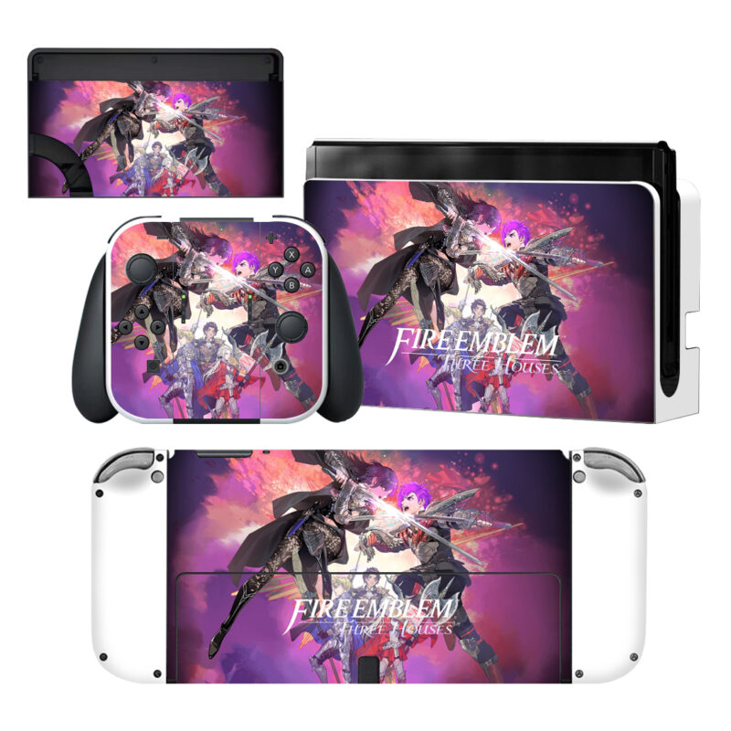 Fire Emblem Three Houses Skin Sticker For Nintendo Switch OLED Design 1