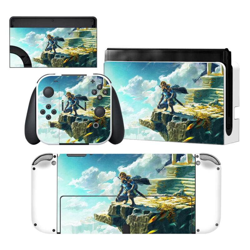 Zelda Tears Of The Kingdom Nintendo Switch OLED Skin Sticker Decal