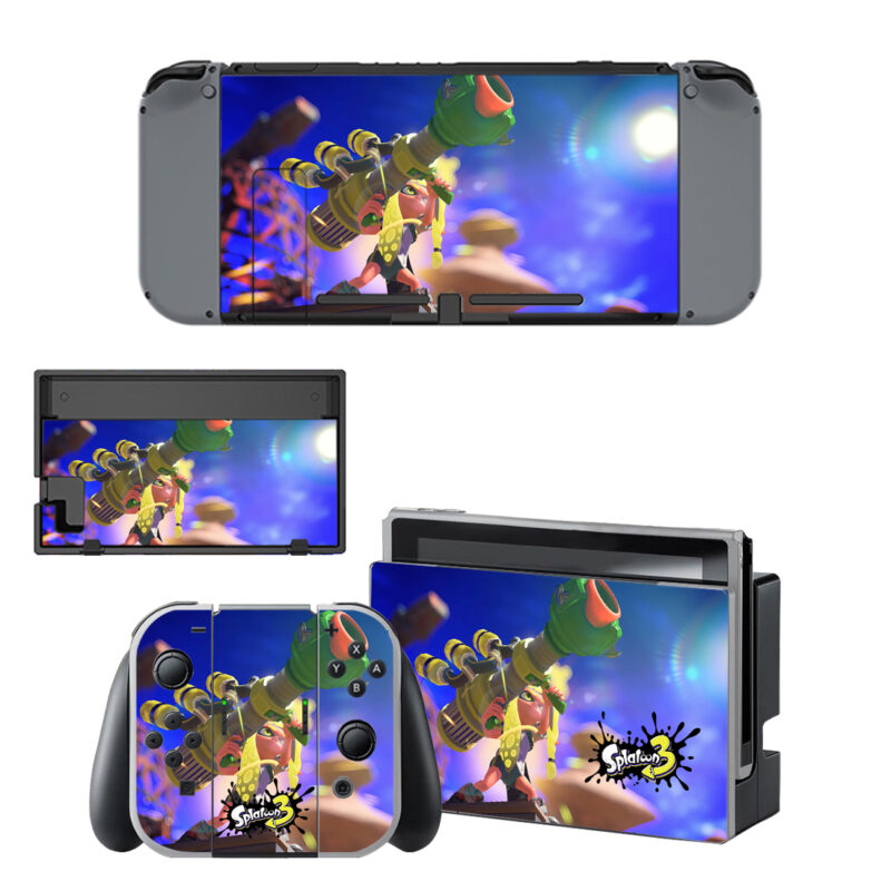 Splatoon III Skin Sticker For Nintendo Switch