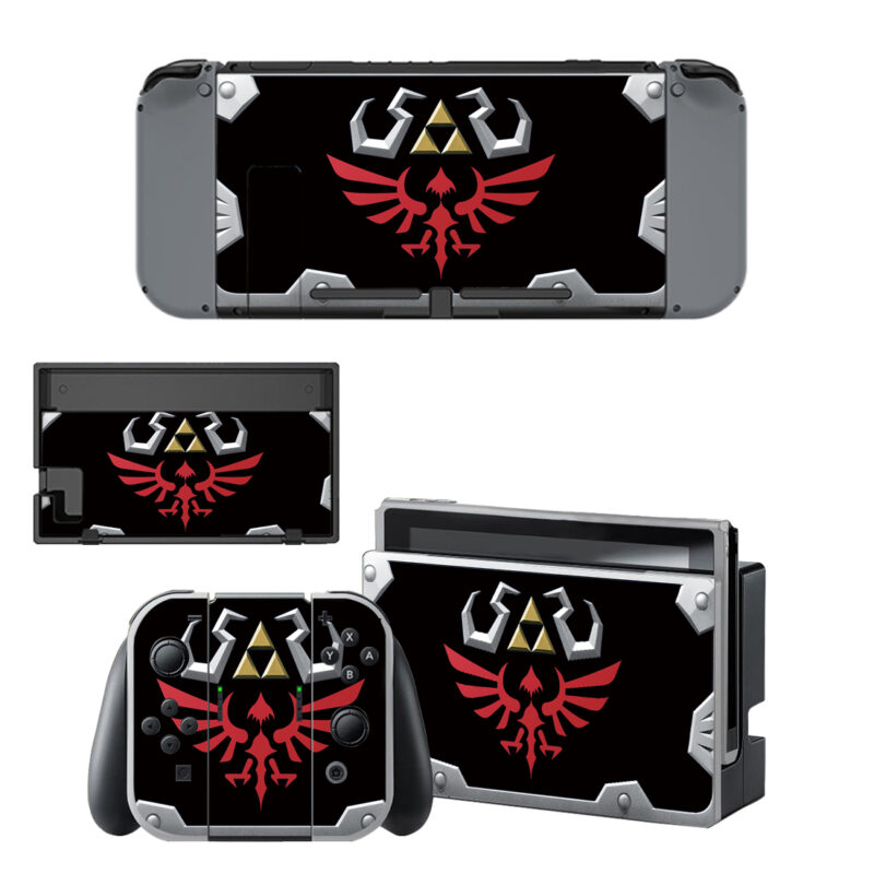 Hylian Shield Nintendo Switch Skin Sticker Decal