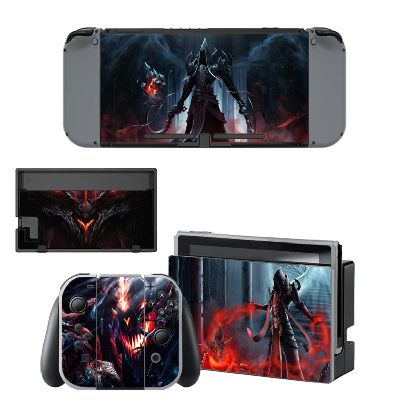 Diablo Malthael Nintendo Switch Skin Sticker Decal