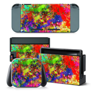 Sprinkle Colorful Painting Decal Cover For Nintendo Switch & Nintendo Switch OLED