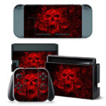Red Skull Decal Cover For Nintendo Switch & Nintendo Switch OLED