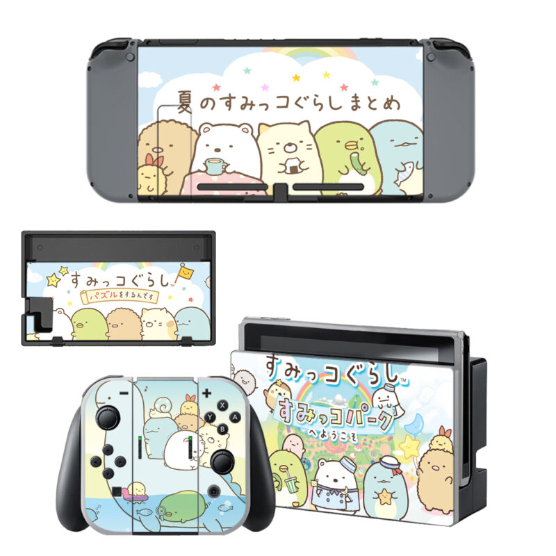 Sumikko Gurashi Skin Sticker For Nintendo Switch & Nintendo Switch OLED Design 5