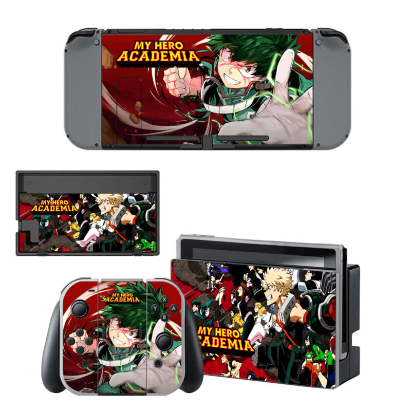 My Hero Academia Decal Cover For Nintendo Switch & Nintendo Switch OLED Design 2