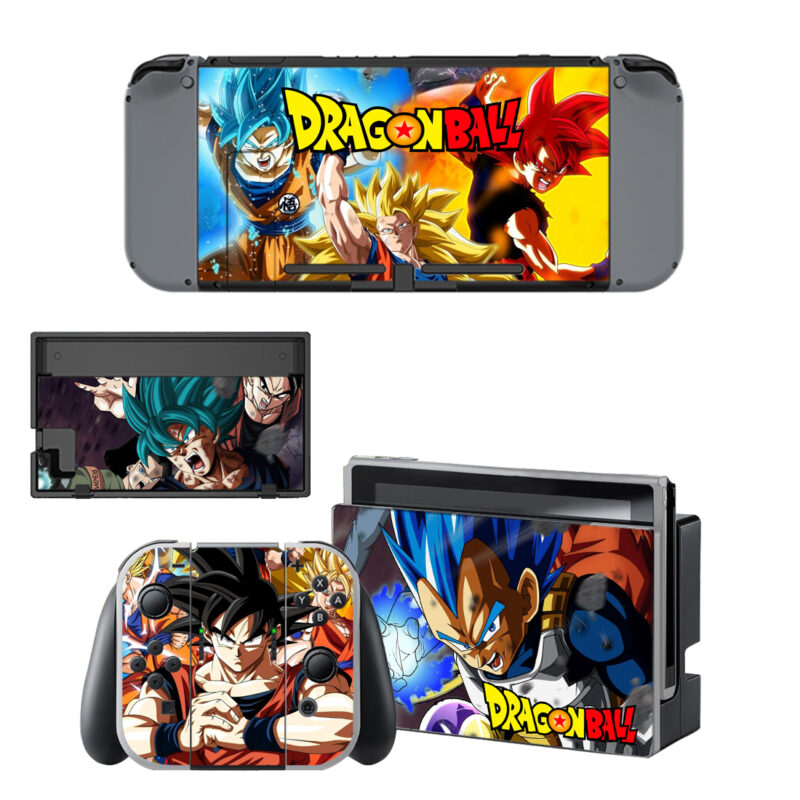 Goku and Vegeta Skin Sticker For Nintendo Switch & Nintendo Switch OLED