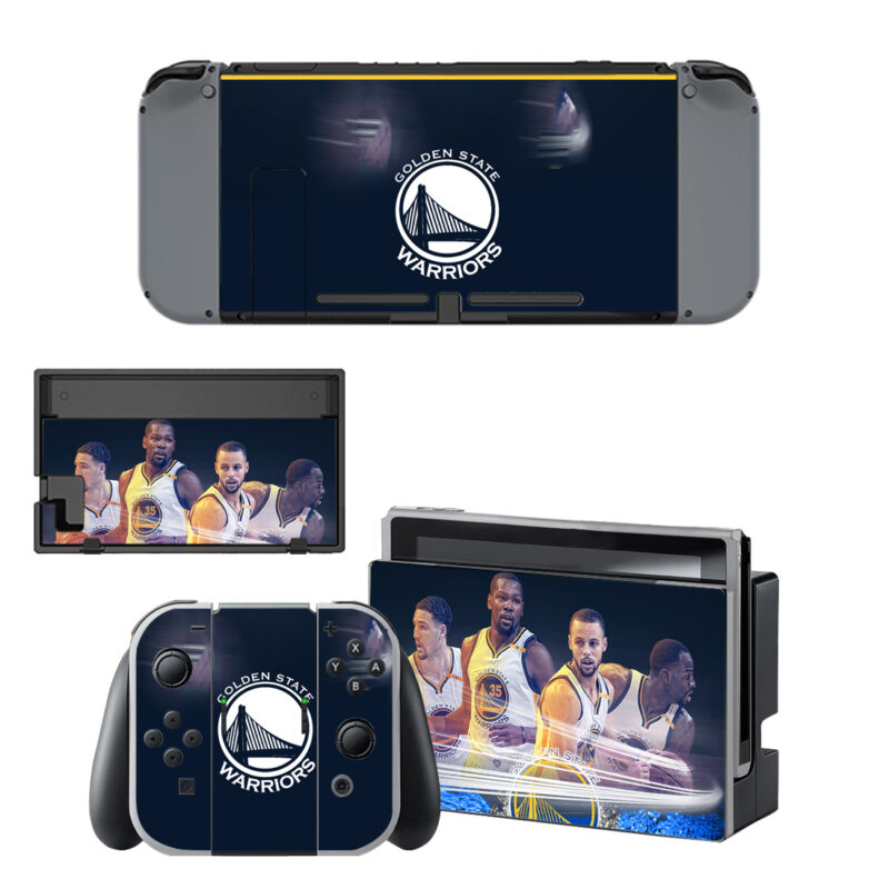 Golden State Warriors Decal Cover For Nintendo Switch & Nintendo Switch OLED Design 3