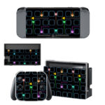 Pac-Man Doodle Decal Cover For Nintendo Switch & Nintendo Switch OLED