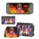 Captain Marvel Skin Sticker For Nintendo Switch & Nintendo Switch OLED Design 1