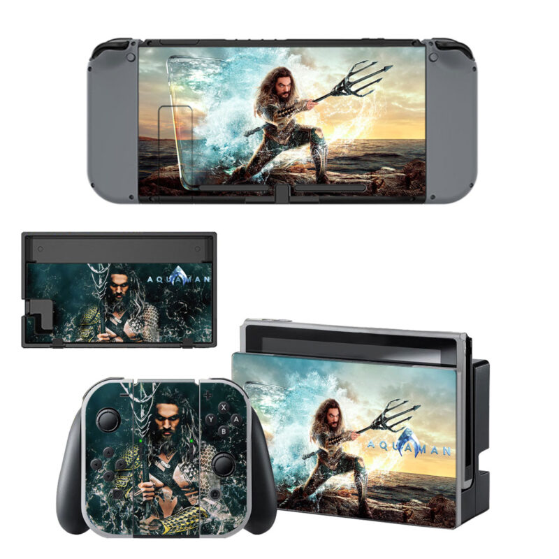 Aquaman Skin Sticker For Nintendo Switch & Nintendo Switch OLED