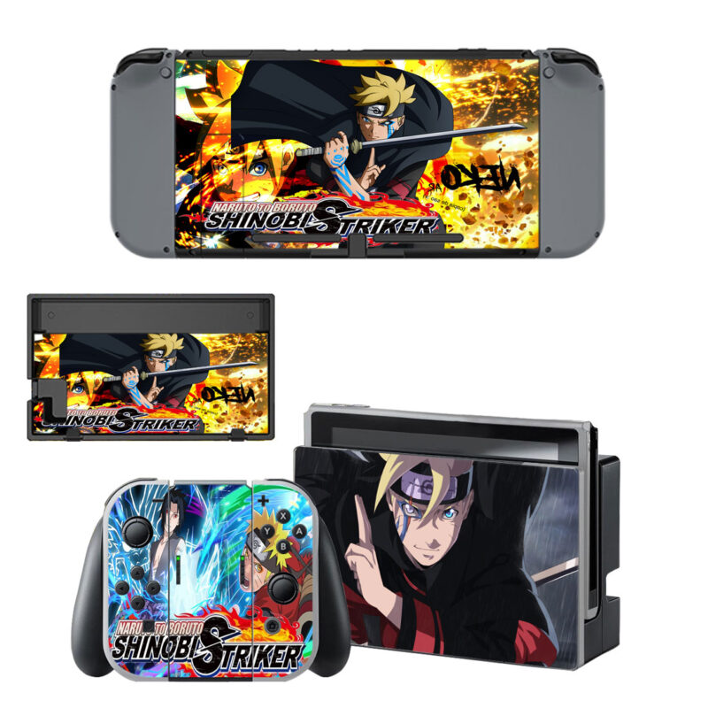 Naruto To Boruto Shinobi Striker Decal Cover For Nintendo Switch & Nintendo Switch OLED Design 2