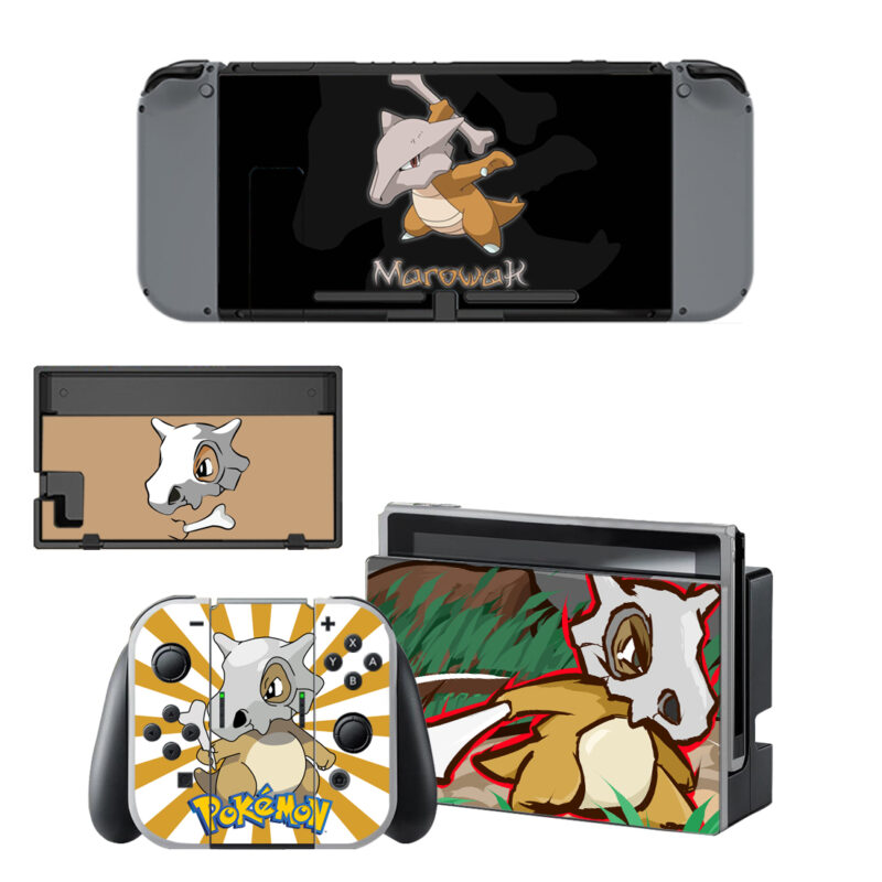 Pokemon Marowak Skin Sticker For Nintendo Switch & Nintendo Switch OLED