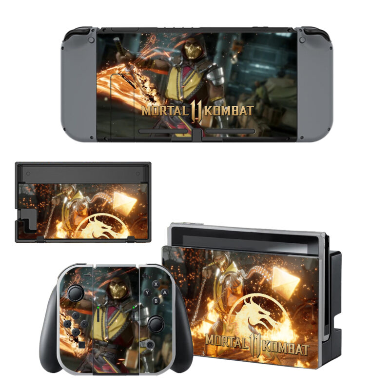 Mortal Kombat Decal Cover For Nintendo Switch & Nintendo Switch OLED Design 4