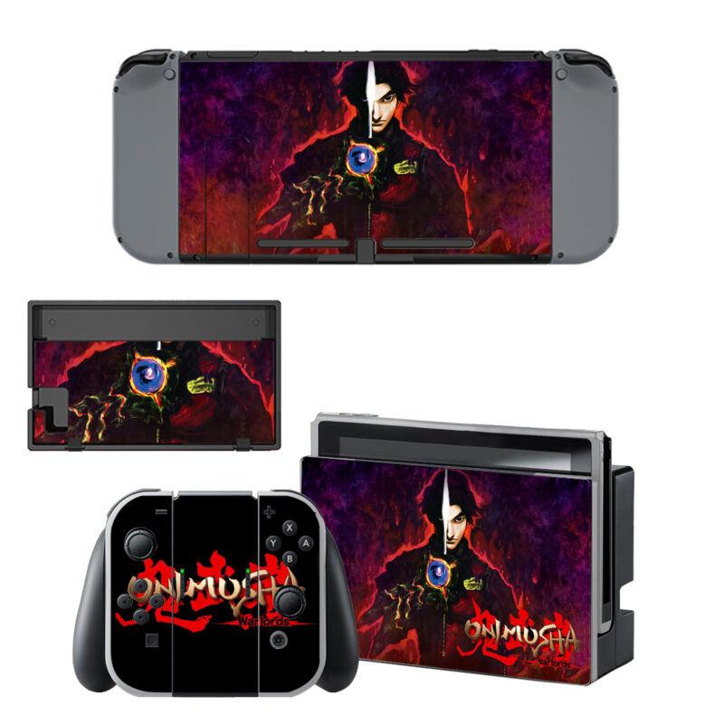 Onimusha Skin Sticker For Nintendo Switch & Nintendo Switch OLED Design 1