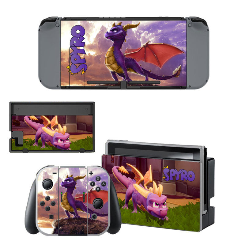 Spyro The Dragon Decal Cover For Nintendo Switch OLED & Nintendo Switch