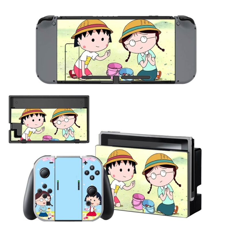 Chibi Maruko-Chan Skin Sticker For Nintendo Switch & Nintendo Switch OLED