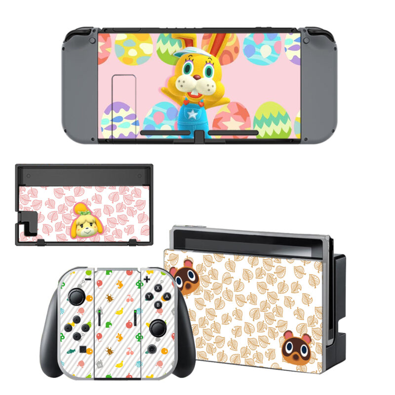 Animal Crossing Skin Sticker For Nintendo Switch & Nintendo Switch OLED Design 2