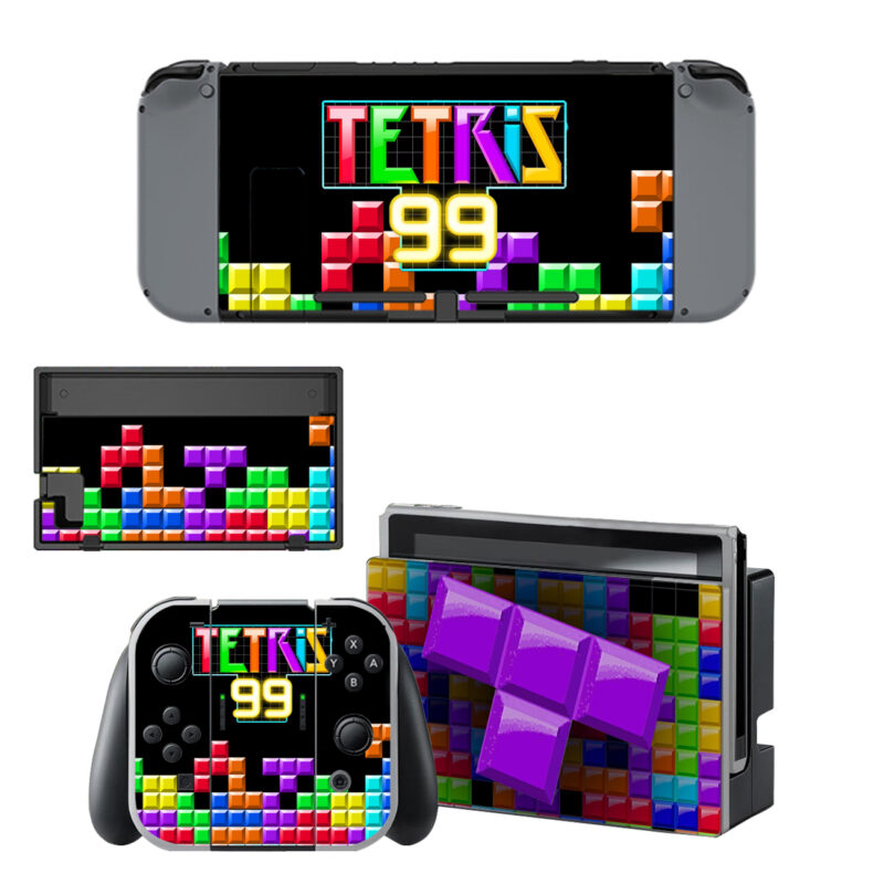 Tetris 99 Decal Cover For Nintendo Switch & Nintendo Switch OLED Design 5