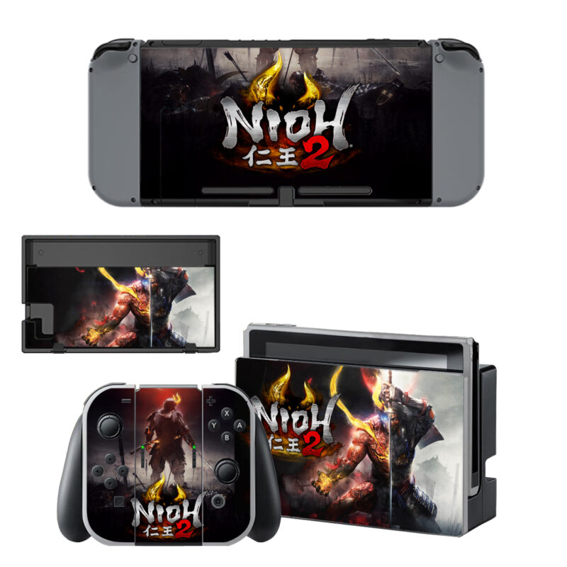 Nioh 2 Skin Sticker For Nintendo Switch & Nintendo Switch OLED Design 1