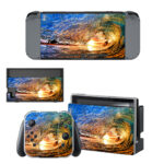 Sunset Ocean Waves Decal Cover For Nintendo Switch & Nintendo Switch OLED