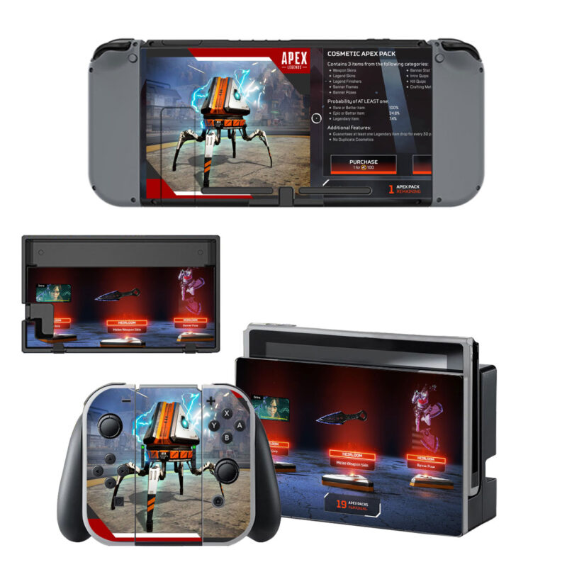 Apex Legends Decal Cover For Nintendo Switch & Nintendo Switch OLED Design 1