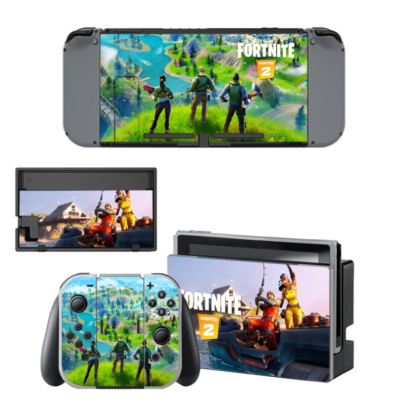 Fortnite Chapter 2 Decal Cover For Nintendo Switch & Nintendo Switch OLED Design 3