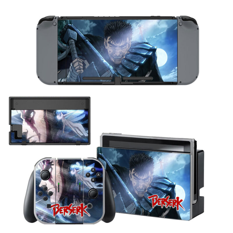 Berserk Skin Sticker For Nintendo Switch & Nintendo Switch OLED Design 1