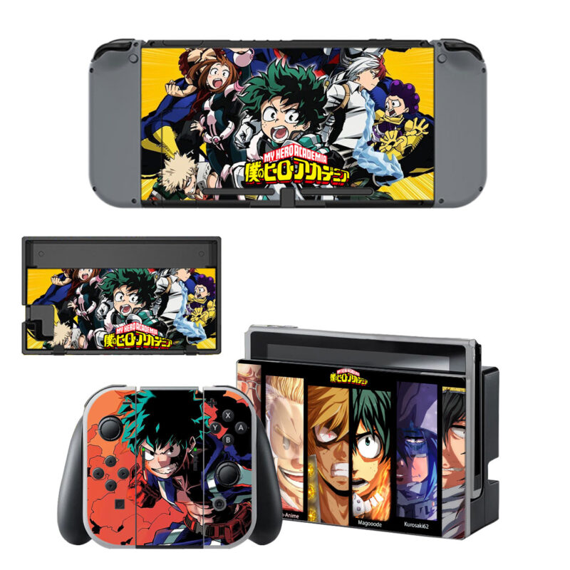 My Hero Academia Skin Sticker For Nintendo Switch & Nintendo Switch OLED