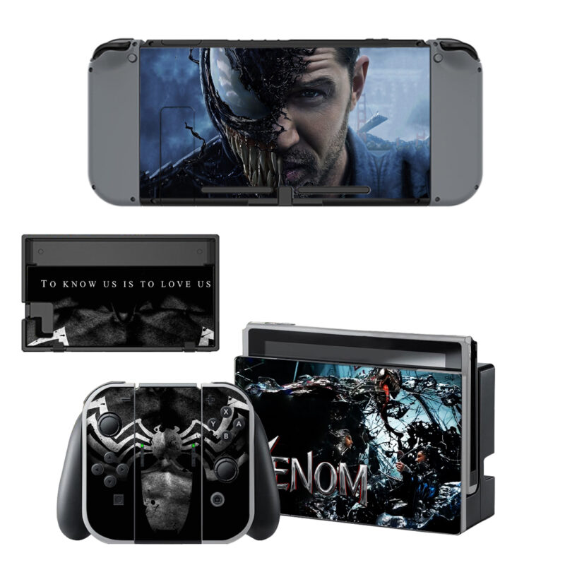 Venom Decal Cover For Nintendo Switch & Nintendo Switch OLED Design 7