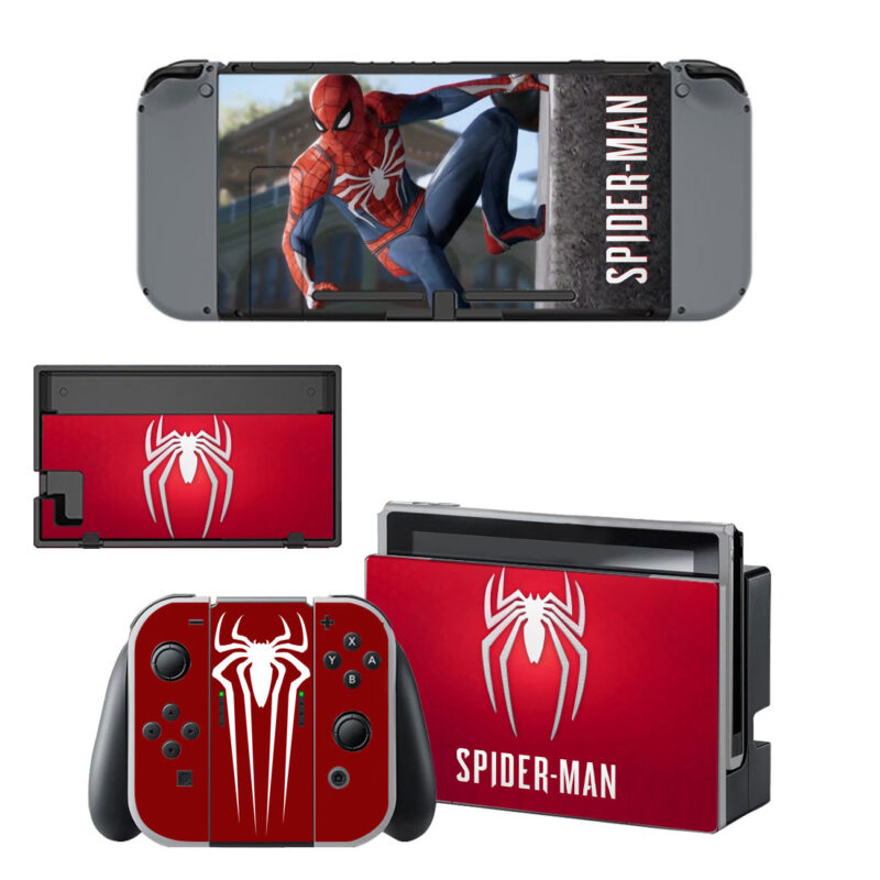 Spider-Man Decal Cover For Nintendo Switch & Nintendo Switch OLED Design 3