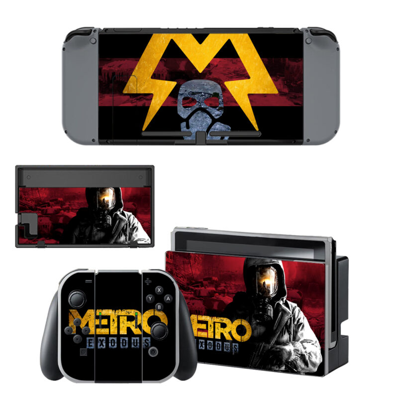 Metro Exodus Skin Sticker For Nintendo Switch & Nintendo Switch OLED Design 5