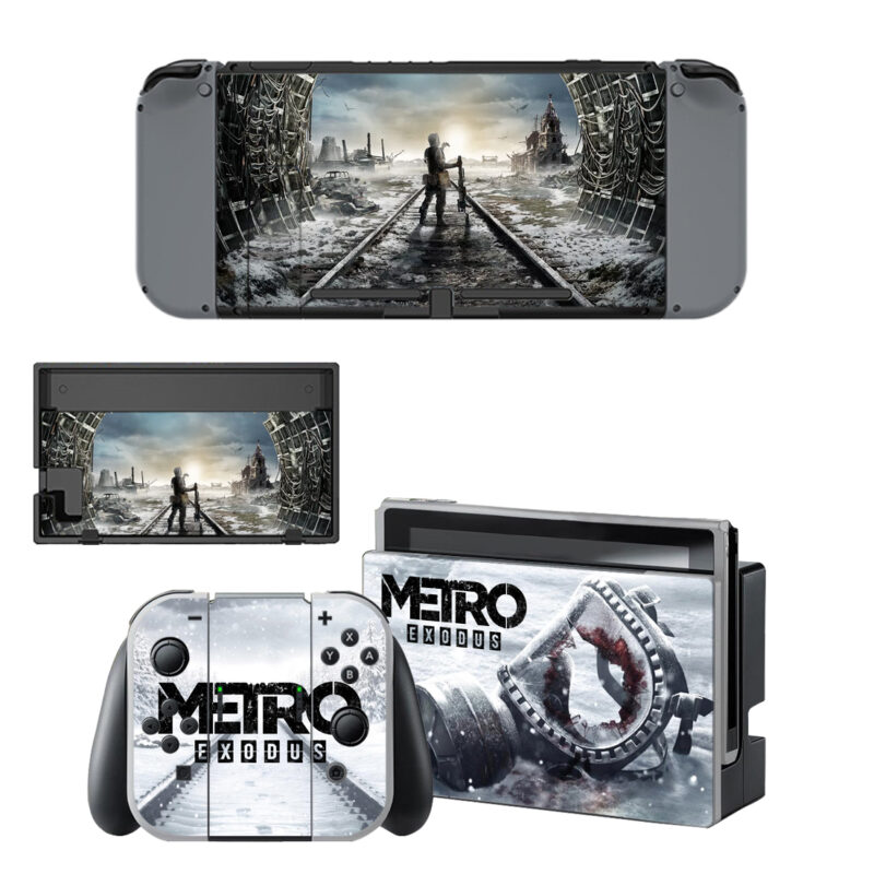 Metro Exodus Skin Sticker For Nintendo Switch & Nintendo Switch OLED Design 1